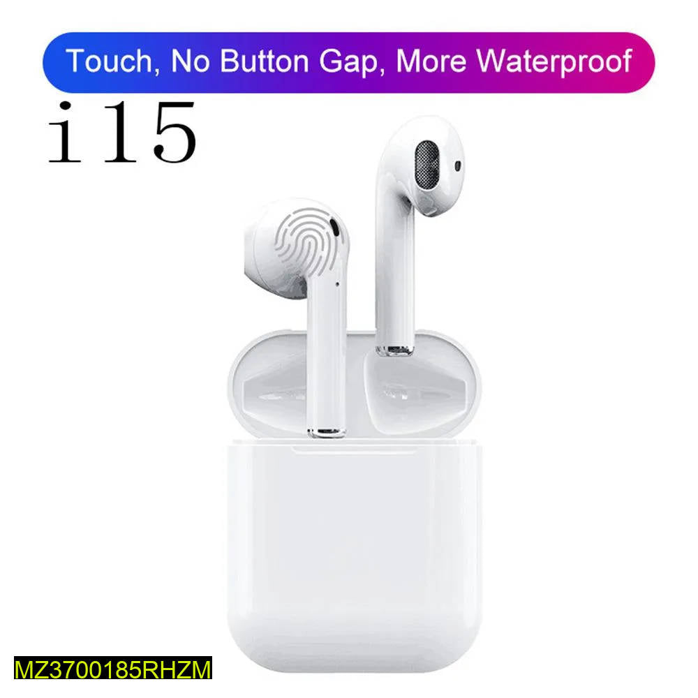 i15 TWS touch waterproof wireless earpods